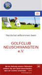Mobile Screenshot of golfclub-neuschwanstein.com